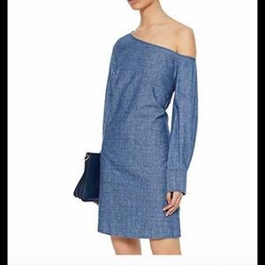 Used once Theory Ulrika B dress in indigo